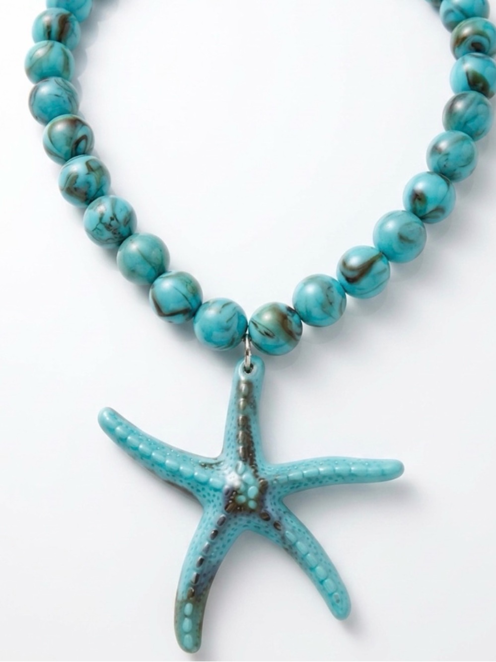 NWT ⚜️🩵⚜️ NATASHA Turquoise Starfish Pendant Necklace